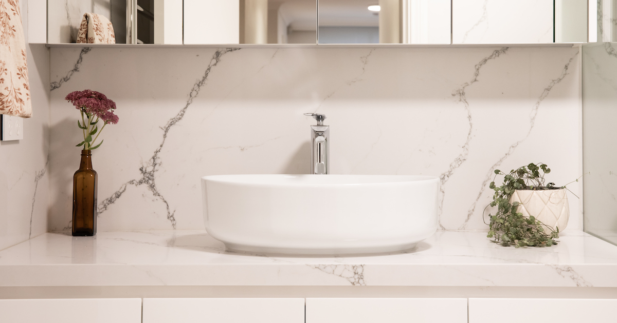 Image of Glacier in Bathroom