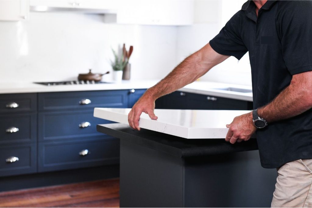 Earthstone benchtop overlay